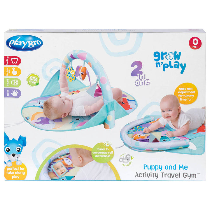 Playgro Puppy and Me Activity Travel Gym