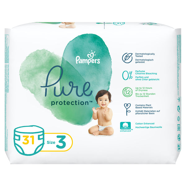 Pampers Pure Protection Diaper Size 3 31's