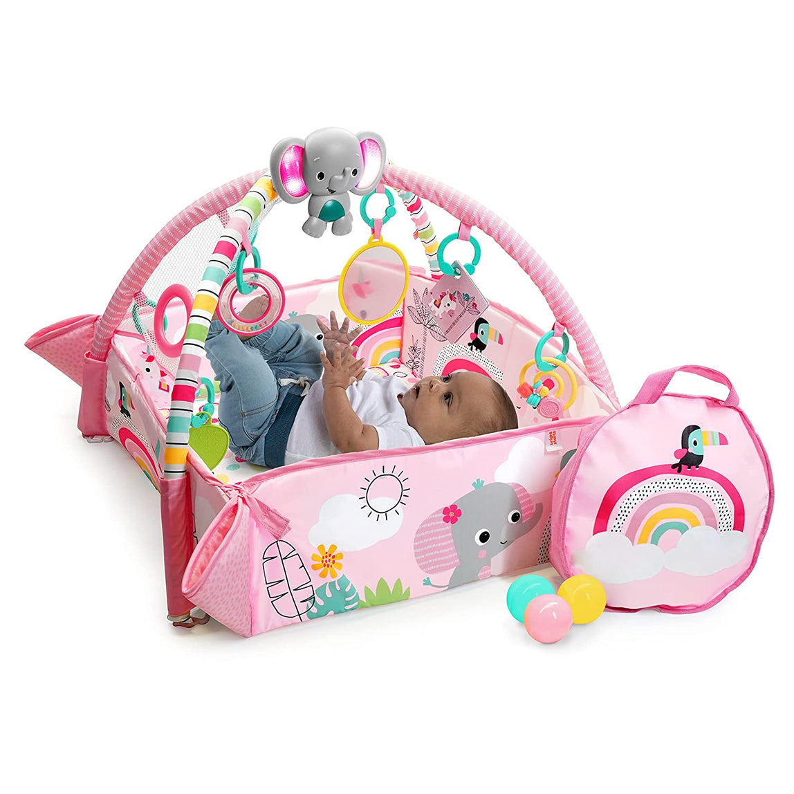 Bright Starts 5-IN-1 Your Way Ball Play Activity Gym & Ball Pit - MamaApp