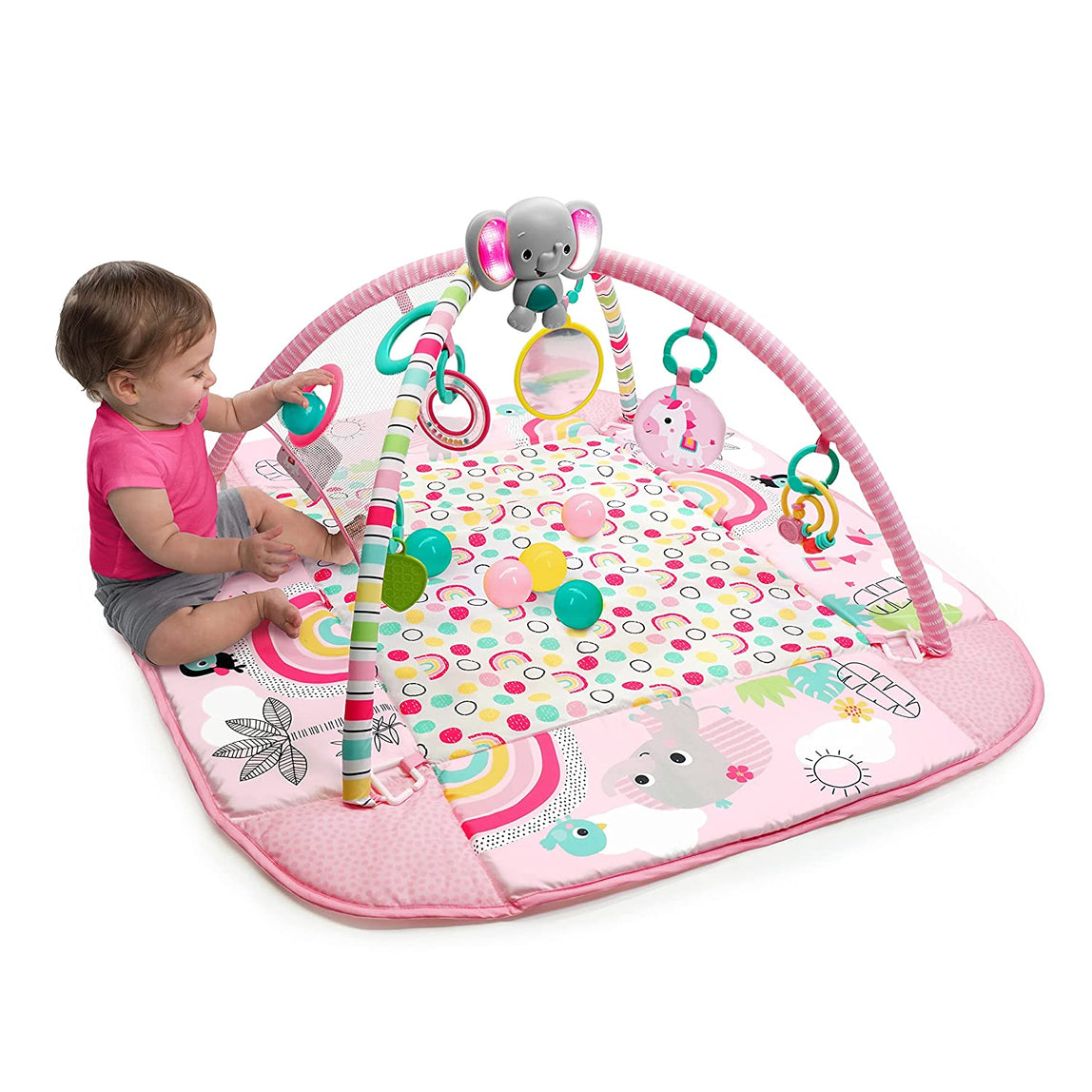 Bright Starts 5-IN-1 Your Way Ball Play Activity Gym & Ball Pit - MamaApp