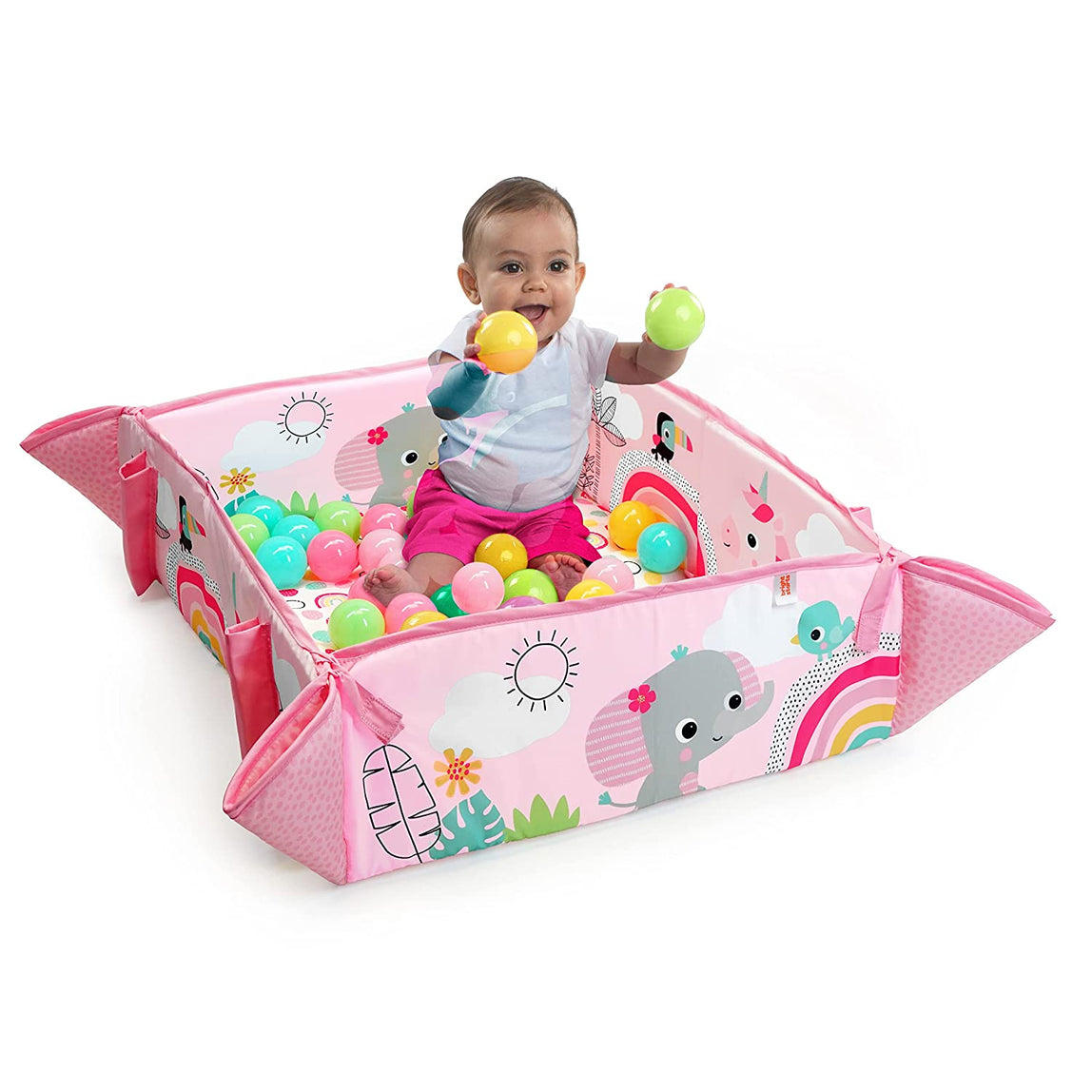 Bright Starts 5-IN-1 Your Way Ball Play Activity Gym & Ball Pit - MamaApp
