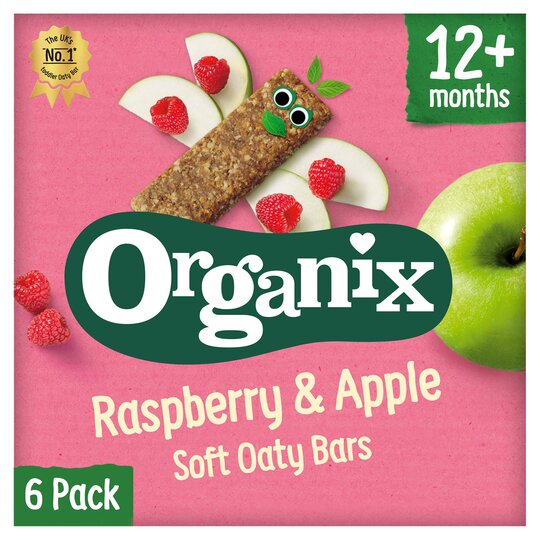 Organix Raspberry & Apple Organic Soft Oaty Bars