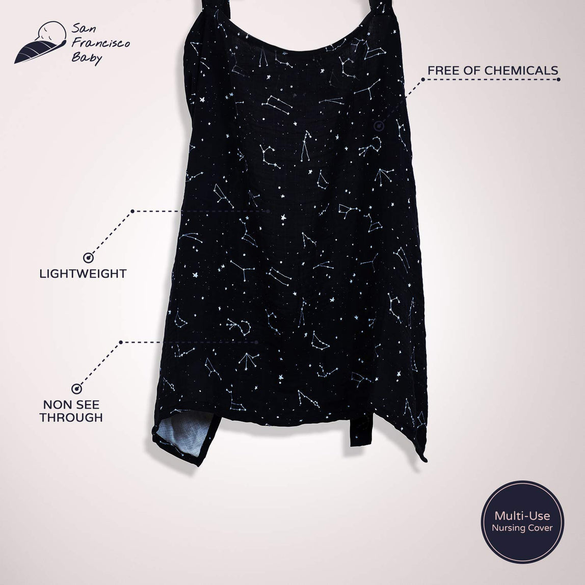 San Francisco Baby Nursing Cover - MamaApp