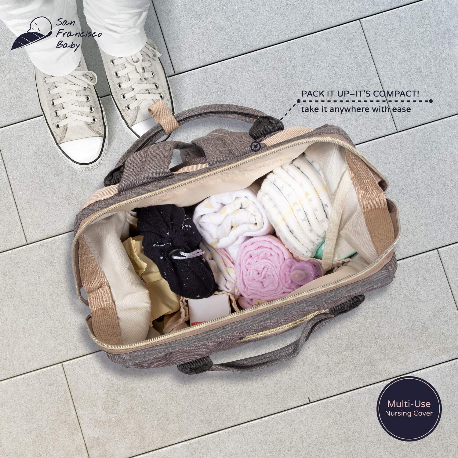 San Francisco Baby Nursing Cover