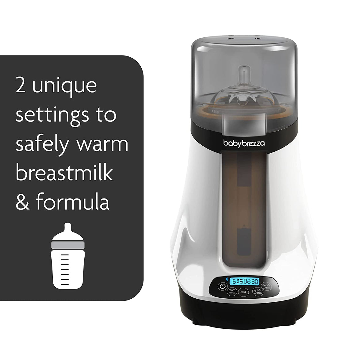 Baby Brezza Safe & Smart Electric Baby Bottle Warmer - MamaApp