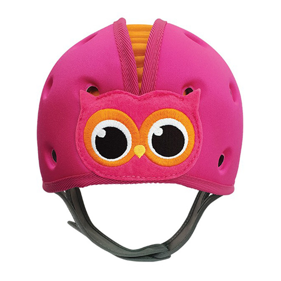 Safehead Baby Headgear Owl-Pink Orange - MamaApp