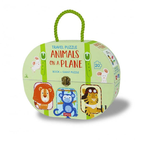 Sassi Junior Travel Puzzle - Animals on a Plane