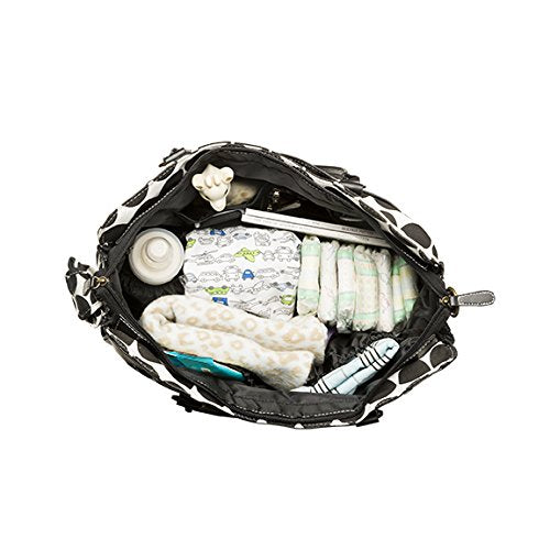 Ryco Sienna Nursery Bag - Black Polka