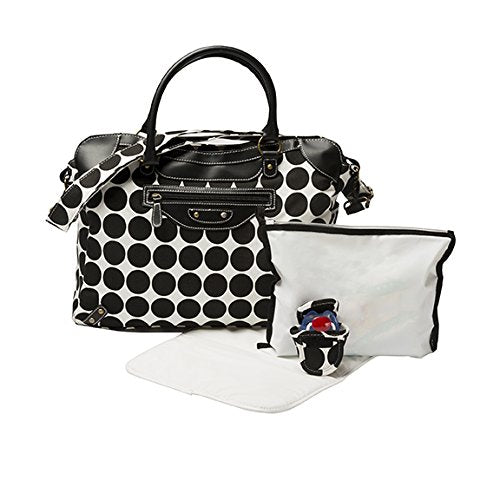 Ryco Sienna Nursery Bag - Black Polka