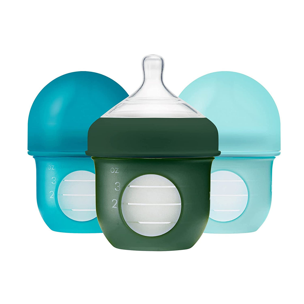 Tomy Boon Nursh Silicone Pouch Bottles (3 Pack) - MamaApp