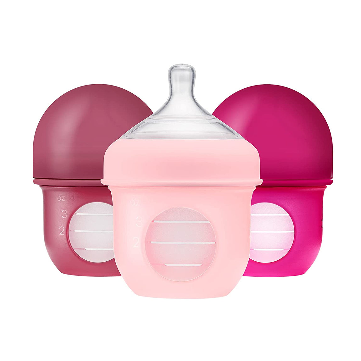 Tomy Boon Nursh Silicone Pouch Bottles (3 Pack) - MamaApp