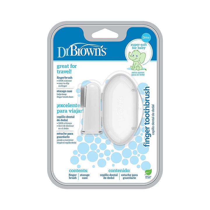 Dr. Brown's Silicone Finger Toothbrush with Case
