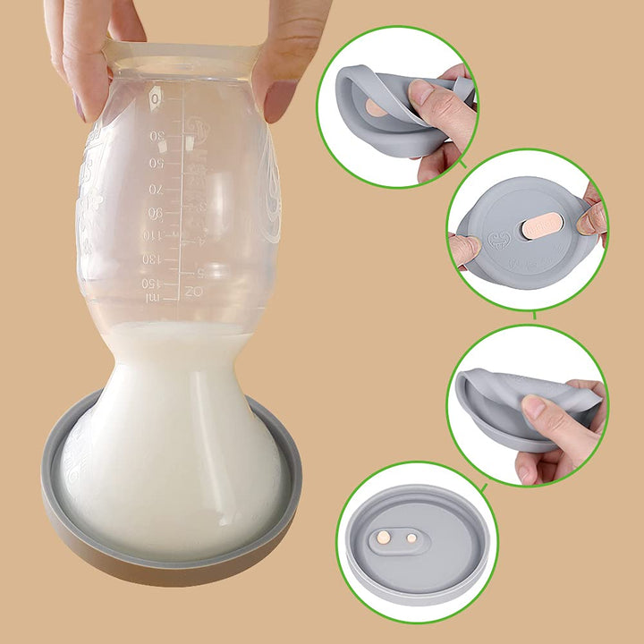 Haakaa Gen. 2 150ml Silicone Breast Pump with Suction Base & Leak Proof Silicone Cap