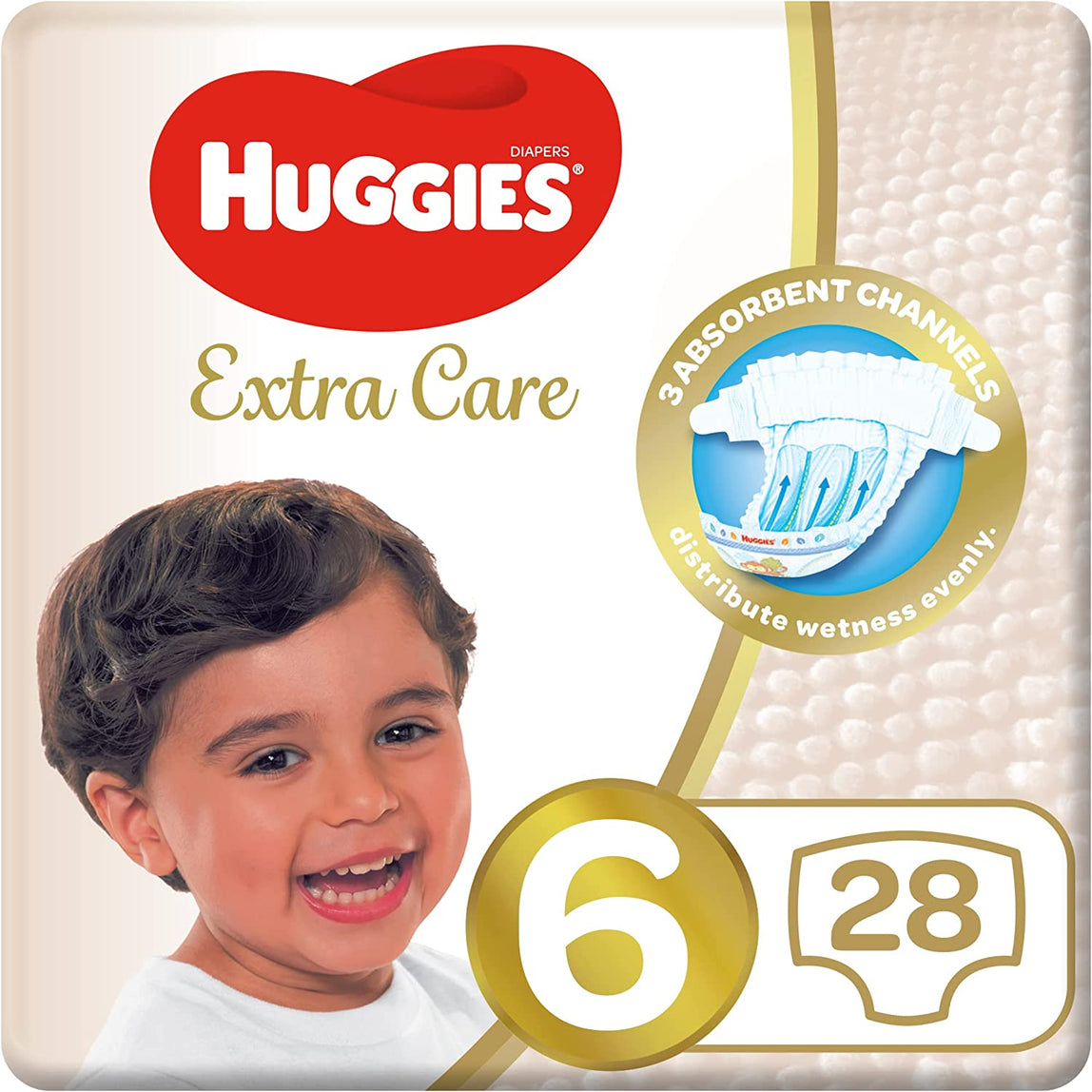 Huggies Diaper Extra Care Size 6 (28's) - MamaApp