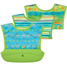 Green Sprouts Snap & Go Silicone Food Catcher Bib 3in1 Set