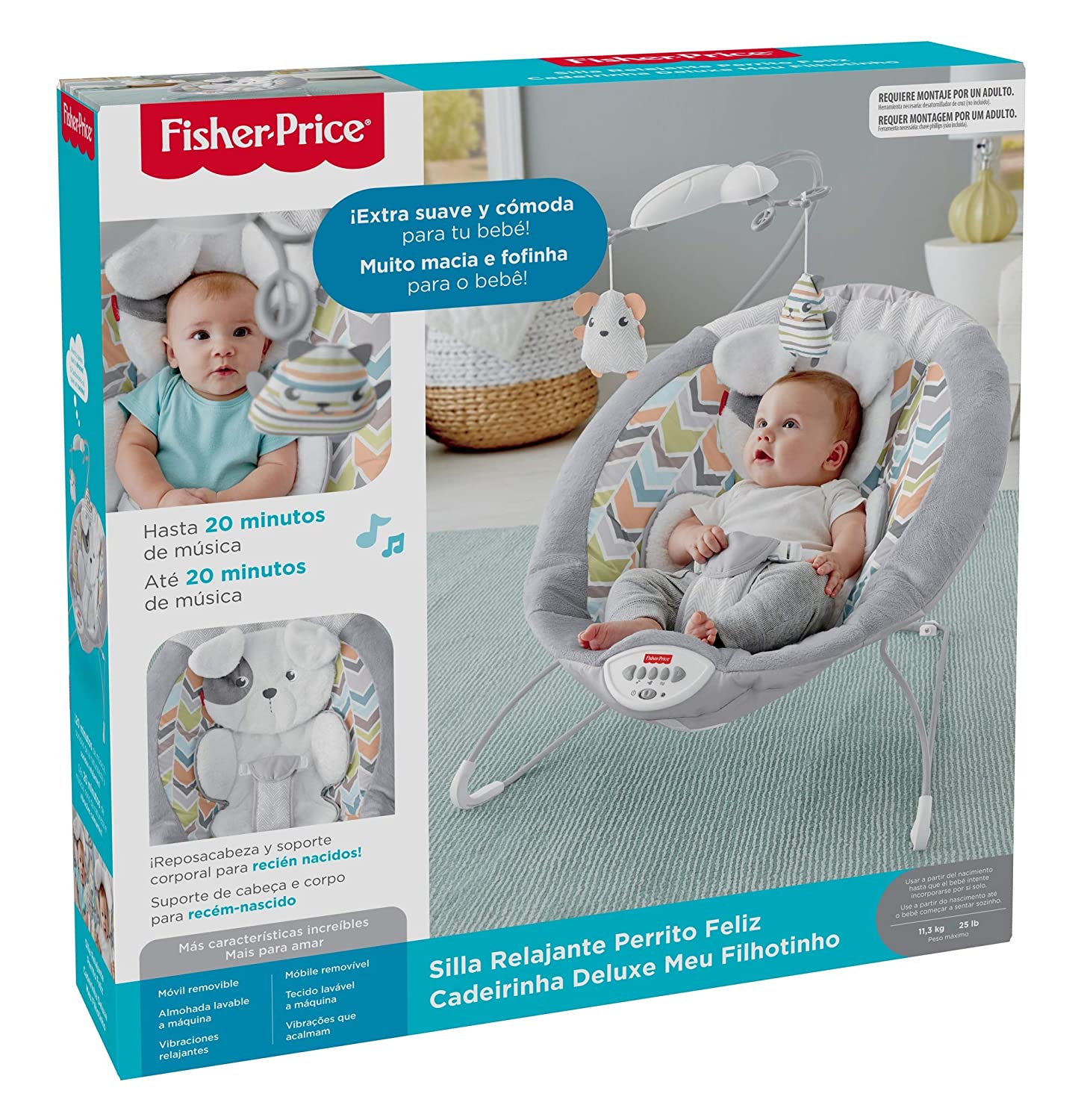 Fisher Price Snugapuppy Deluxe Bouncer