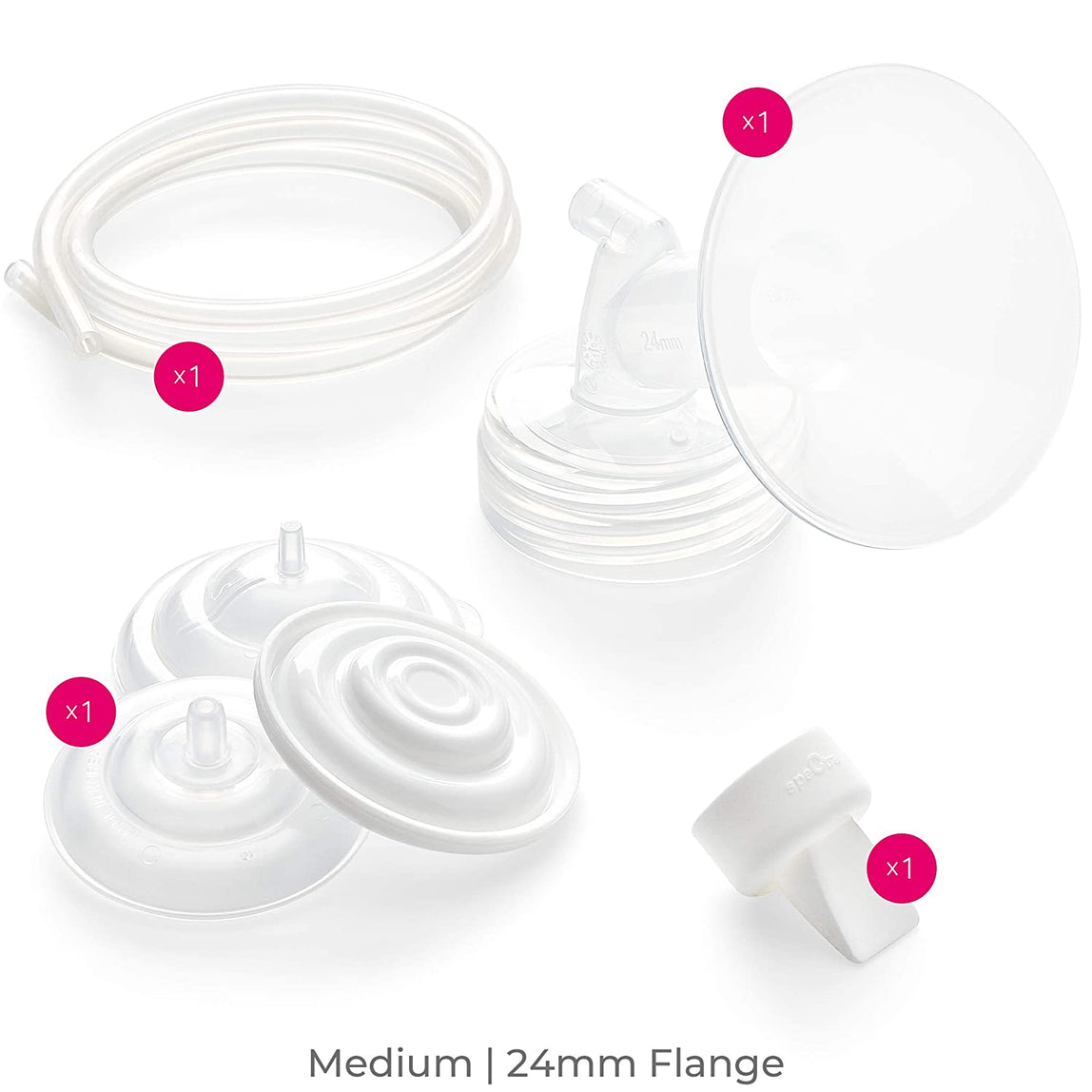 Spectra Wide Breast Shield Set - MamaApp