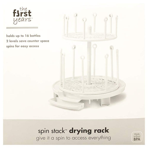 The First Years Spinning Drying Rack & Organizer - MamaApp