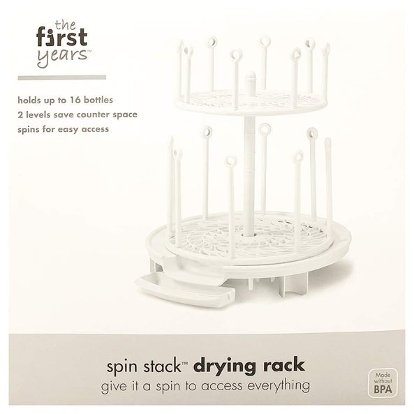 The First Years Spinning Drying Rack & Organizer - MamaApp