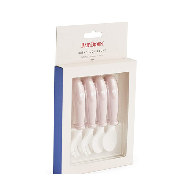 BabyBjorn Baby Spoon & Fork (4 Pcs)