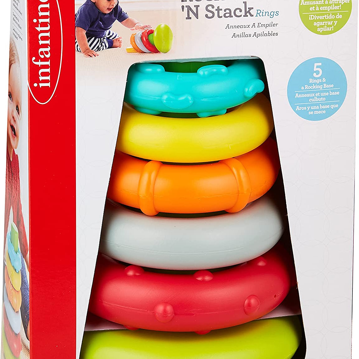 Infantino Rock'N Stack Rings - MamaApp