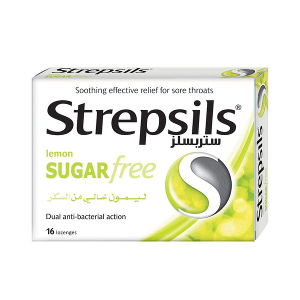 Strepsils Lemon (Sugar Free) Lozenges