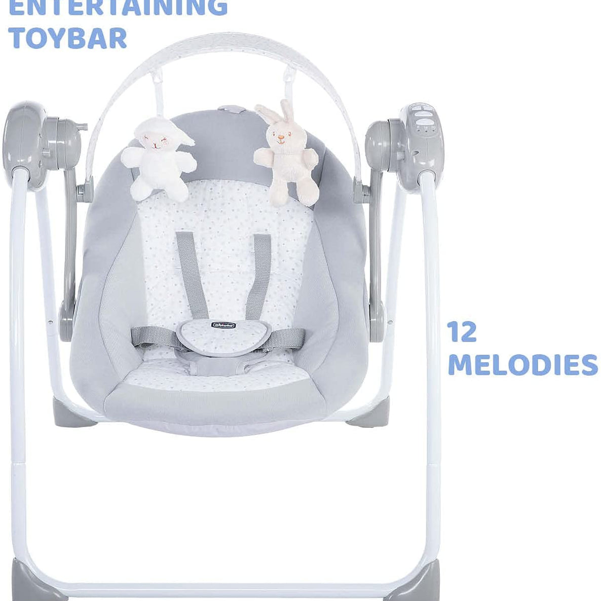 Chicco Swing - Relax & Play Cool Grey