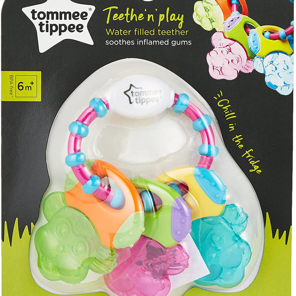Tommee Tippee Teethe n' Play Water Filled Teether - MamaApp