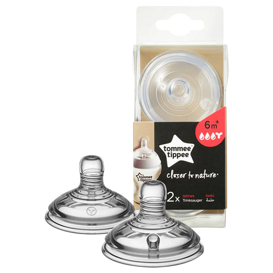 Tommee Tippee Closer to Nature Thick Feed Teats (Pack of  2)