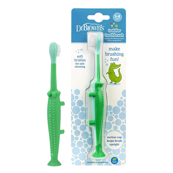 Dr. Brown's Toddler Toothbrush (Crocodile)