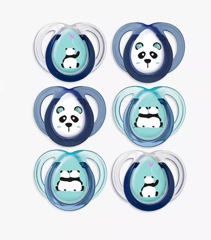 Tommee Tippee Anytime Soother 0-6 Months (Pack of 6)