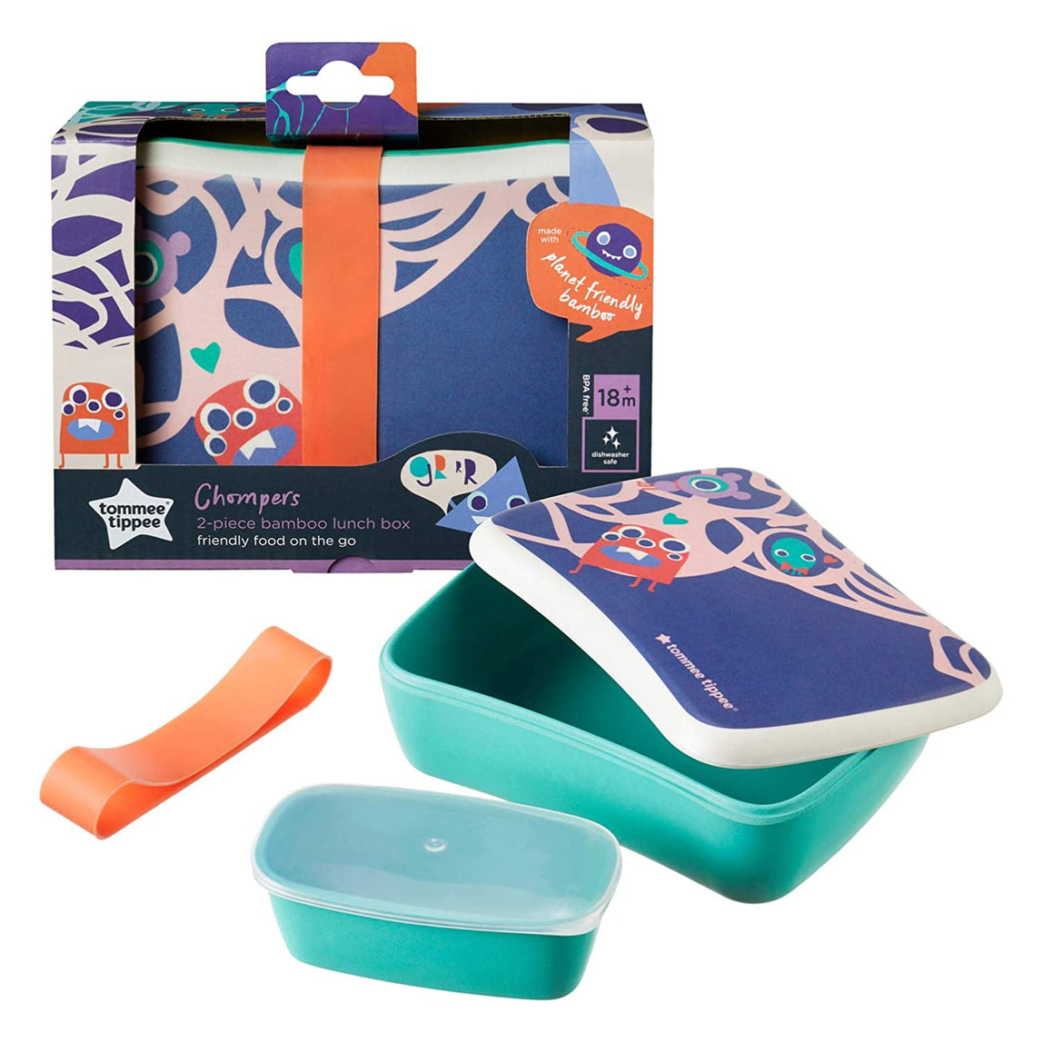 Tommee Tippee Chompers Bamboo Lunch Box - MamaApp