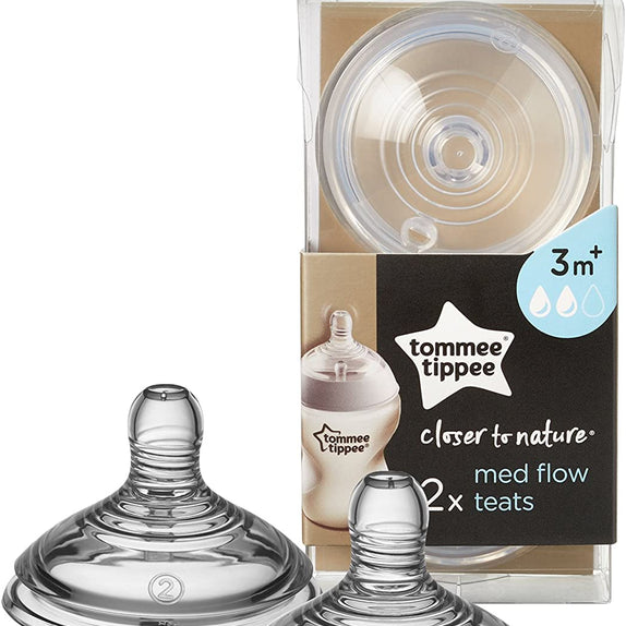 Tommee Tippee Closer To Nature Teats 2 Packs - MamaApp