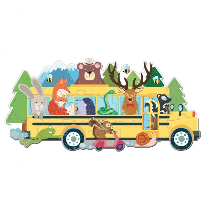 Sassi Junior Travel Puzzle - Animals on a Bus