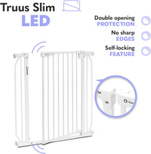 Lionelo Truus Slim Led Baby Gate