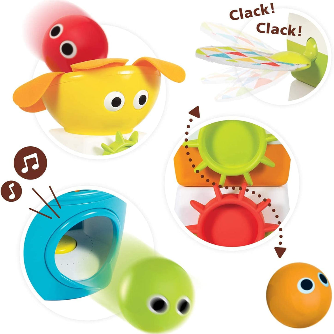 Yookidoo Tumble Ball Stacker - MamaApp