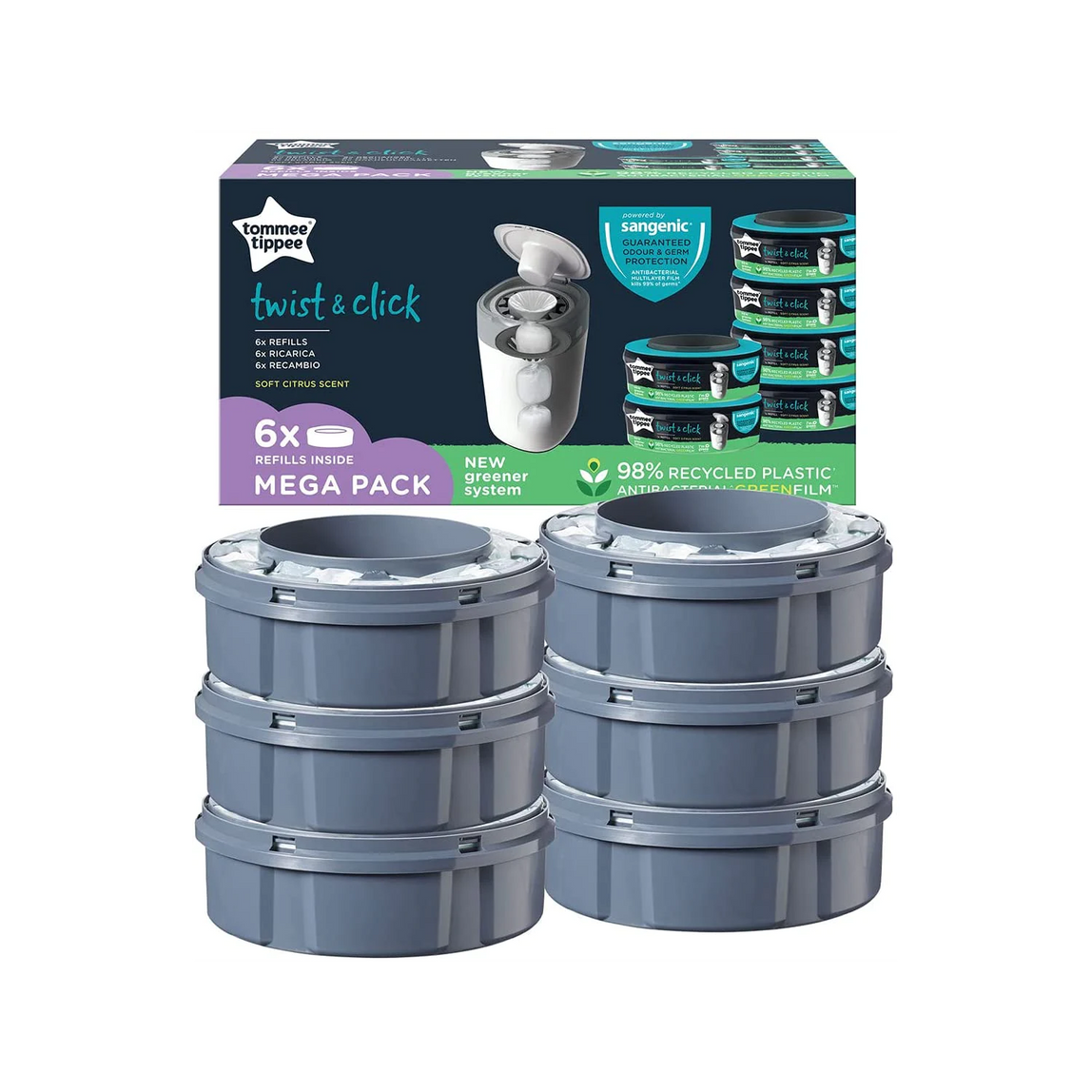 Tommee Tippee Twist & Click Sangenic Refills - MamaApp
