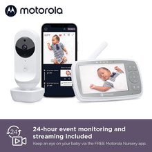 Motorola 4.3" Wi-fi Video Baby Monitor VM44 Connect