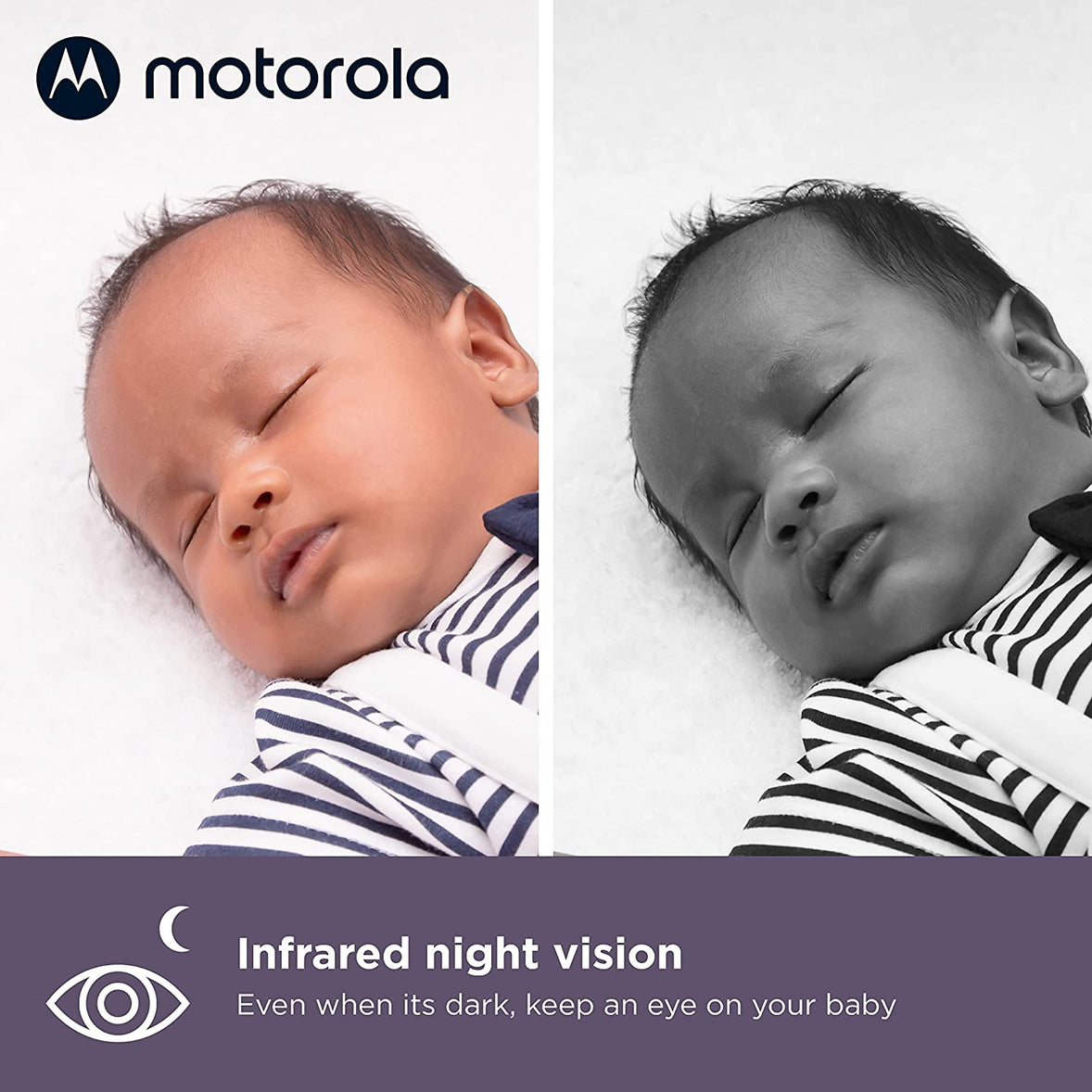 موتورولا 4.3 بوصة جهاز مراقبة فيديو واي فاي للرضع VM44 كونكت
