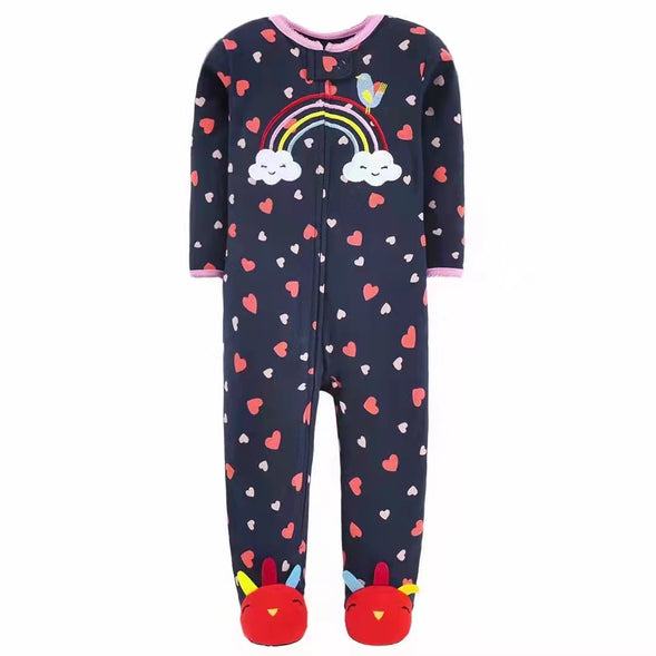 Products Rainbow Zipper Pajama - Organic Cotton