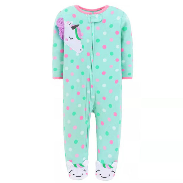 Products Unicorn Zipper Pajama - Organic Cotton
