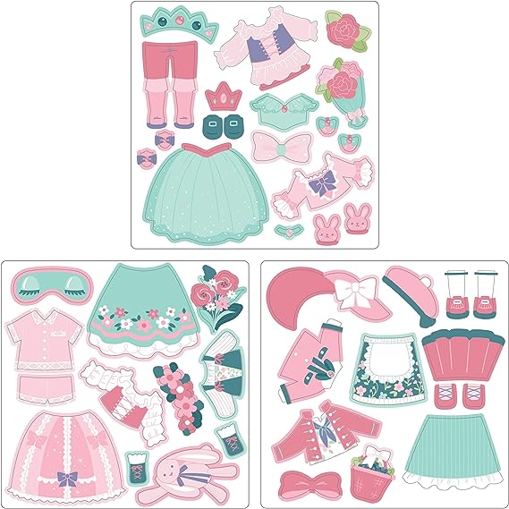 Stephen  Joseph Travel Tin Magnetic Dress up Doll