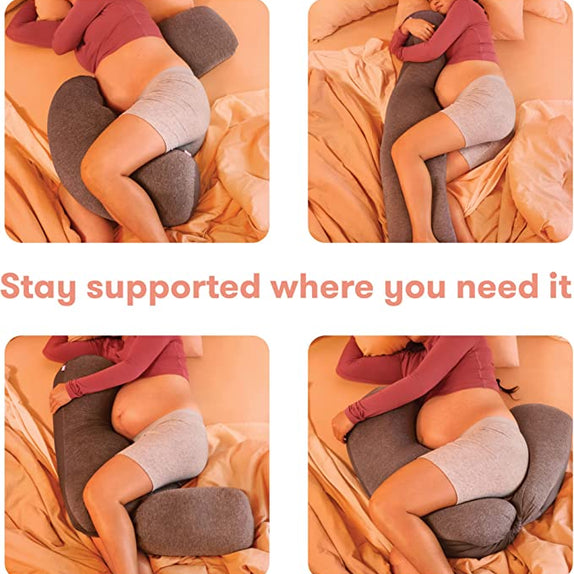 Frida Mom Adjustable Keep-Cool Pregnancy Pillow - MamaApp