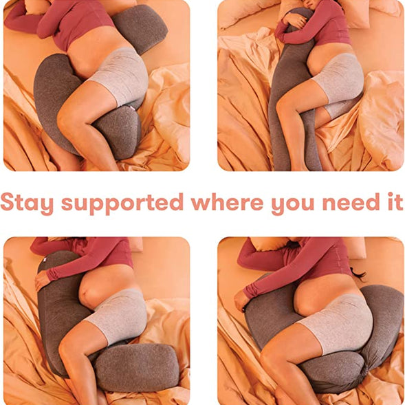 FridaMom Adjustable Keep-Cool Pregnancy Pillow