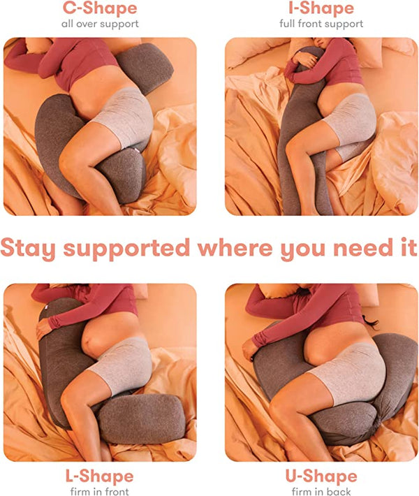 FridaMom Adjustable Keep-Cool Pregnancy Pillow