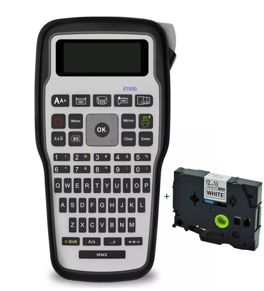 Buy Label Maker Machine with White Tape - Portable Online in Qatar ...