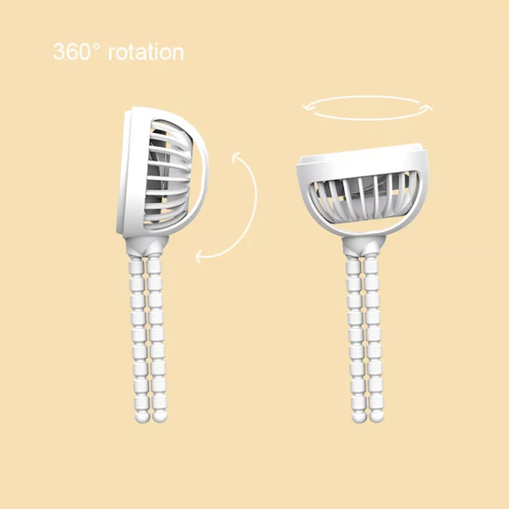 Flexible Mini Fan Hands-Free, Stroller Fan - MamaApp