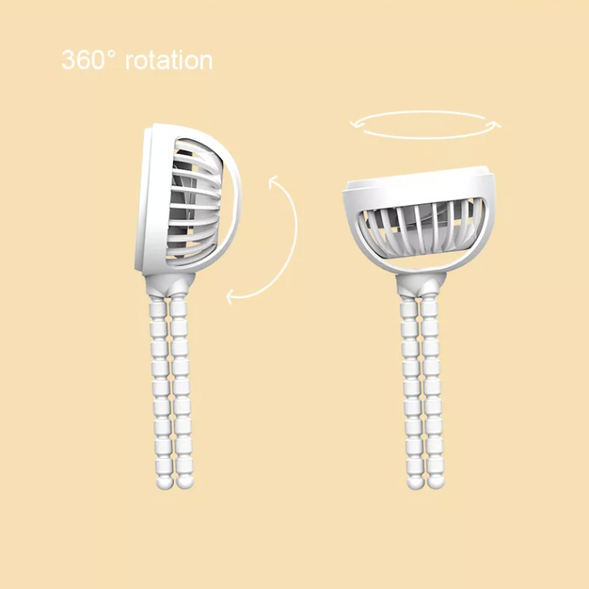 Flexible Mini Fan Hands-Free, Stroller Fan