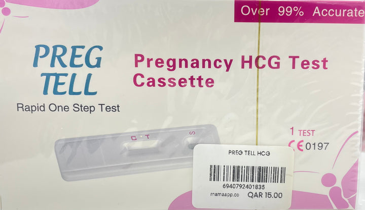 Preg Tell HCG Pregnancy Test Cassette