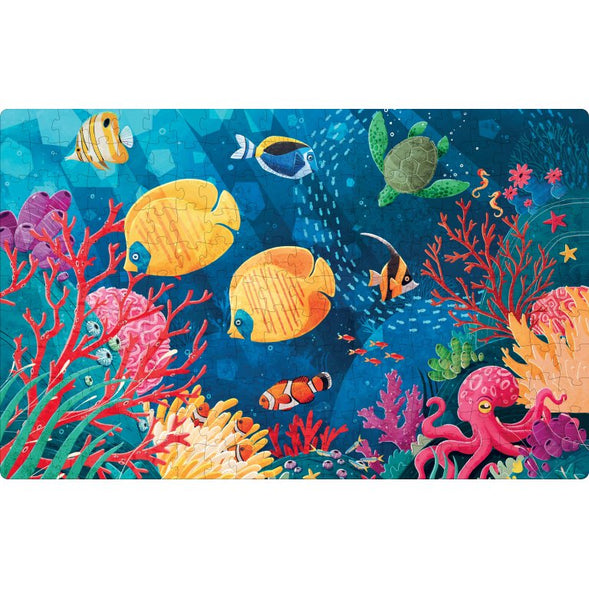 Sassi Junior Save the Planet, Coral Reefs Book + Puzzle